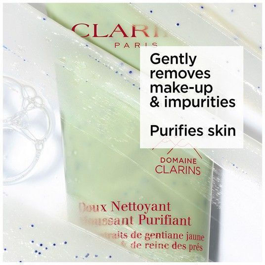 Clarins Gentle Purifying Αφρός Καθαρισμού Προσώπου για Έλεγχο λιπαρότητας 125ml