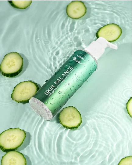 Aurora Natural Skin Balance Gel Facial Makeup Remover with Antioxidant & Moisturizing Action 200ml