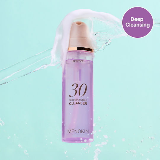 Menokin 30 Seconds Bubble Пяна за Почистване на Лице с Хидратиращо Действие 150ml