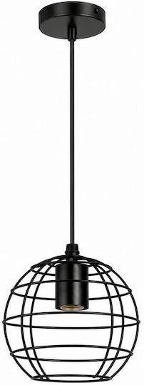 Elmark Tara Pendant Light Black with Socket E27