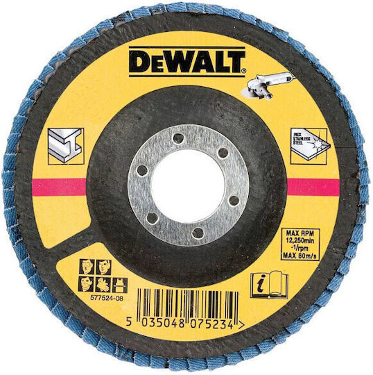DEWALT -QZ Grinding Disc Metal Φτερωτός Νο.60 125mm Set 1pcs