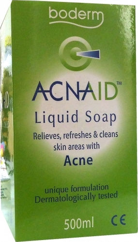 Boderm Acnaid Lichid de Curățare pentru Față pentru Controlul Sebumului și Acțiune Hidratantă 500ml