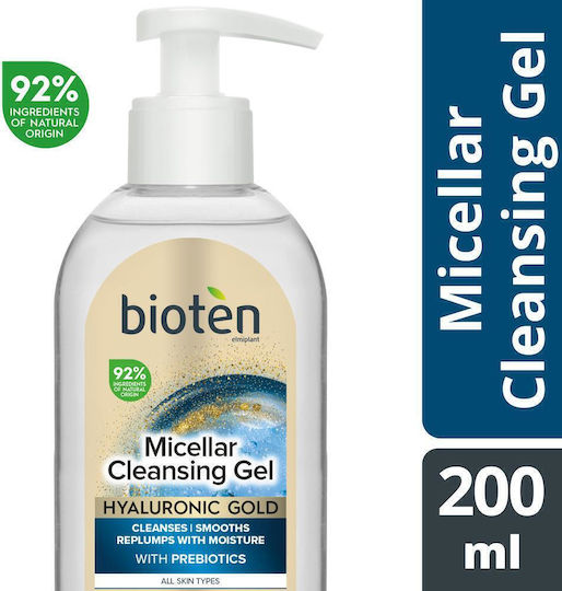 Bioten Hyaluronic Gold Face Cleansing Gel with Moisturizing Action 200ml
