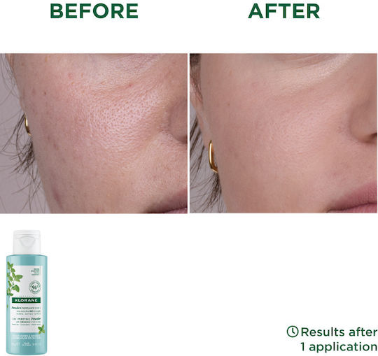Klorane Aquatic Mint Purifying Facial Cleansing Cream with Antioxidant Action 50gr