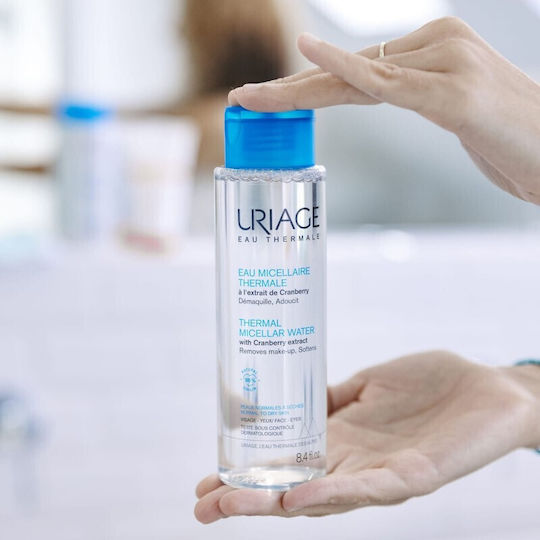 Uriage Thermal Micellar Water Ντεμακιγιάζ Προσώπου & Ματιών με Ενυδατική & Έλεγχο λιπαρότητας δράση 100ml