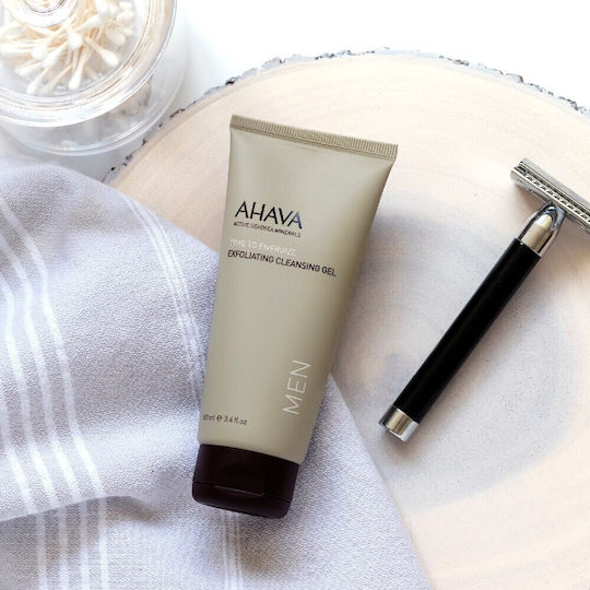 Ahava Time To Energize Gel de Curățare a Feței pentru Bărbați cu Acțiune Hidratantă 100 ml