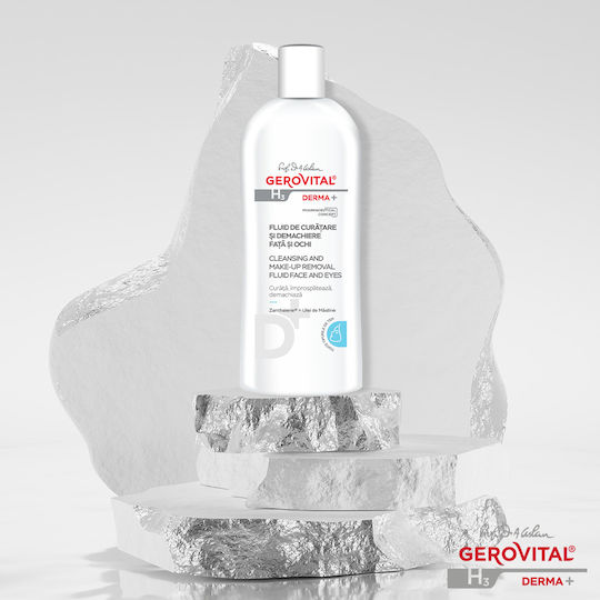 Gerovital H3 Derma+ Facial Cleansers Makeup Remover Face & Eyes with Soothing Action 200ml