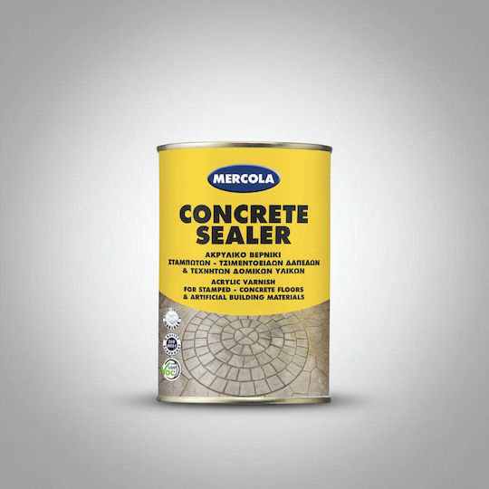 Mercola Concrete Sealer Surface Varnish Solvent Based Colorless Satin 1lt