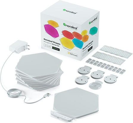 Nanoleaf Dekorative Leuchte Shapes Hexagons Starter Kit LED 9 Stk.