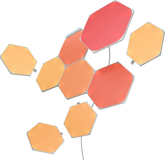 Nanoleaf Dekorative Tischlampen Shapes Hexagons Starter Kit LED 9 Stück