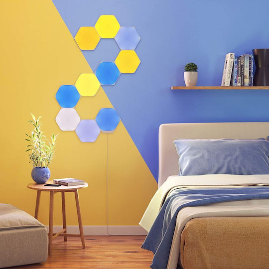 Nanoleaf Dekorative Leuchte Shapes Hexagons Starter Kit LED 9 Stk.