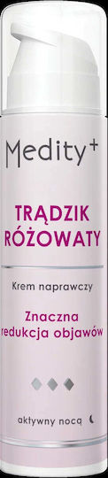 Ava Laboratorium Medity+ Trądzik Różowaty Κρέμα Προσώπου Νυκτός κατά των Ατελειών 50ml