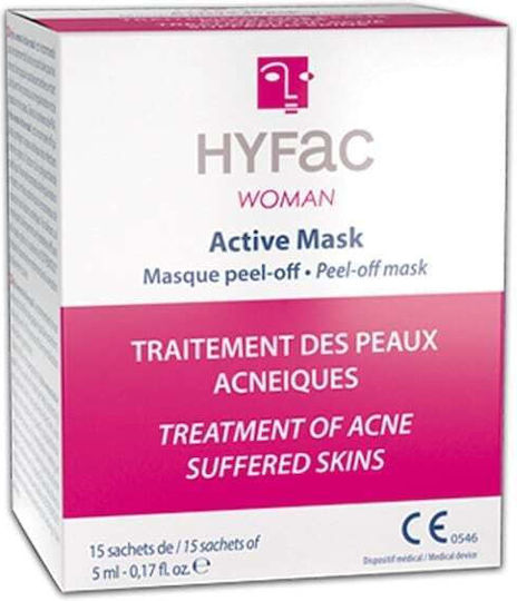 Hyfac Woman Active Маска за Лице 5ml