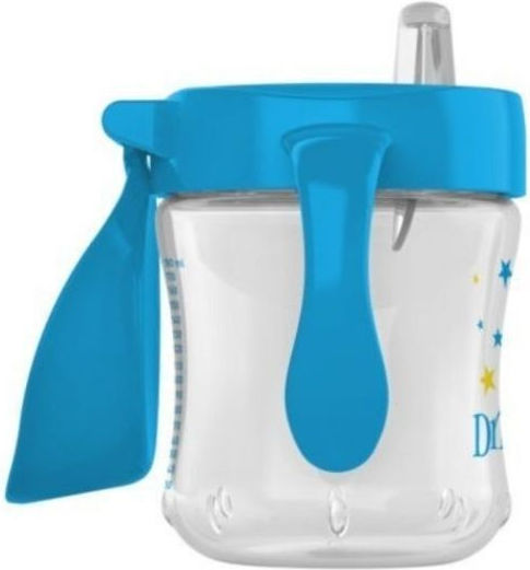 Dr. Brown's Baby Cup made of Plastic Blue 180ml for 6m+m+