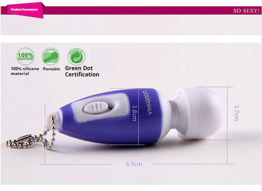 Vibrator Masaj 6.5cm Violet