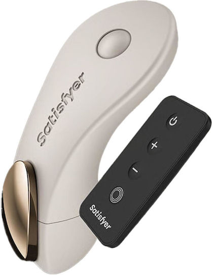Satisfyer Little Secret Δονητής για Ζευγάρια με Απομακρυσμένο Έλεγχο Λευκός