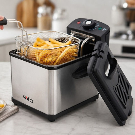 Voltz OV51980CG Fritteuse 1,2 l Schwarz