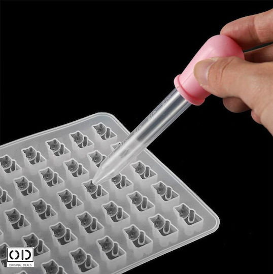 Pipetă gradată multifuncțională din PVC siliconic 5 ml roz Oferte originale