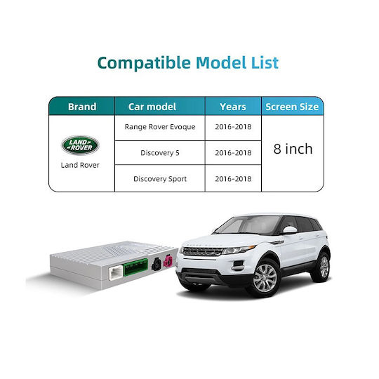 Digital IQ Auto-Audiosystem für Suzuki Swift, Skoda Superb, Land Rover Discovery, Dodge Journey und Chrysler Vision 2016–2019 (Bluetooth/USB/Wi-Fi/GPS/Apple CarPlay/Android Auto) mit 8-Zoll-Touchscreen