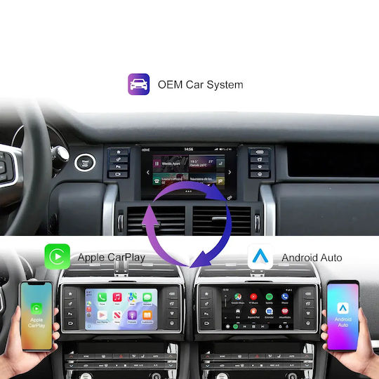 Digital IQ Auto-Audiosystem für Suzuki Swift, Skoda Superb, Land Rover Discovery, Dodge Journey und Chrysler Vision 2016–2019 (Bluetooth/USB/Wi-Fi/GPS/Apple CarPlay/Android Auto) mit 8-Zoll-Touchscreen