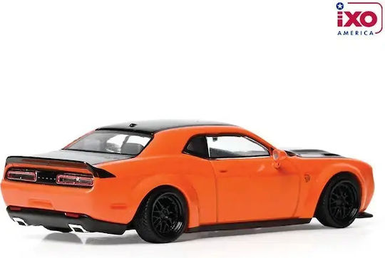 Model de Mașină Dodge Challenger Srt Portocaliu 1:64 Ixo America