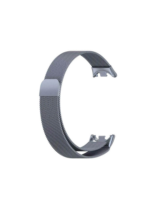 Λουράκι Stainless Steel Milanese Slim Sonique Xiaomi Xiaomi Mi Band 8 Smart Band 9 Smart Band 10 Μπλε Γκρι Λουράκι Stainless Steel Milanese Slim Sonique Xiaomi Xiaomi Mi Band 8 Smart Band 9 Smart Band 10 Μπλε Γκρι