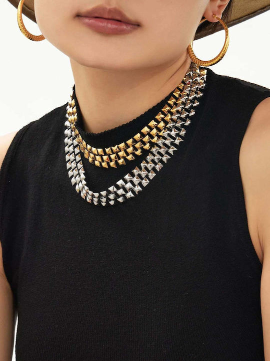 Charmy Choker από Επιχρυσωμένο Ατσάλι Charmy Choker από Επιχρυσωμένο Ατσάλι