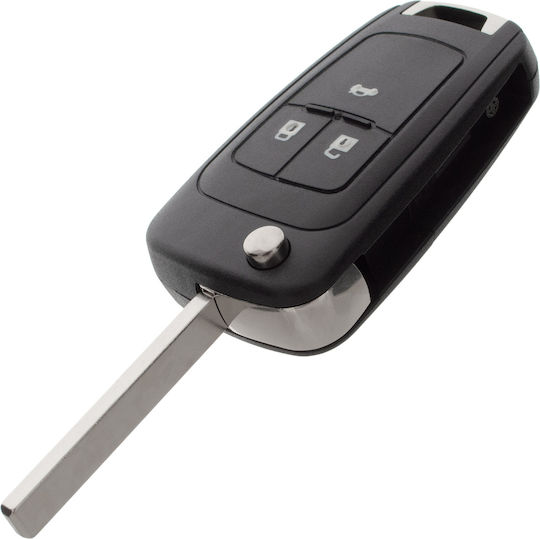 Opel 3-button Remote Case 00622