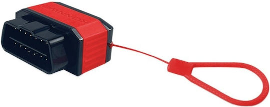 Konnwei Kw905 Auto Diagnosis Obd2 Bluetooth 5.0 On-off Button Compatible Android Ios Elm 327 Obdii Red