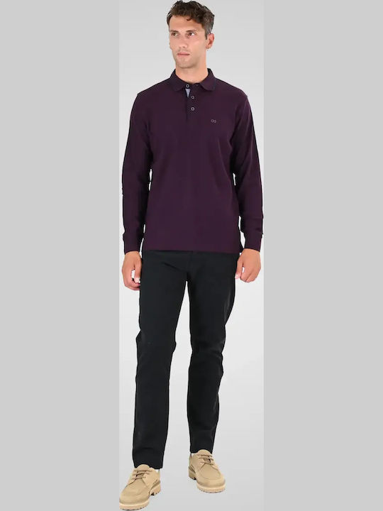 Polo Μπλούζα Μακρυμάνικη Rasberry