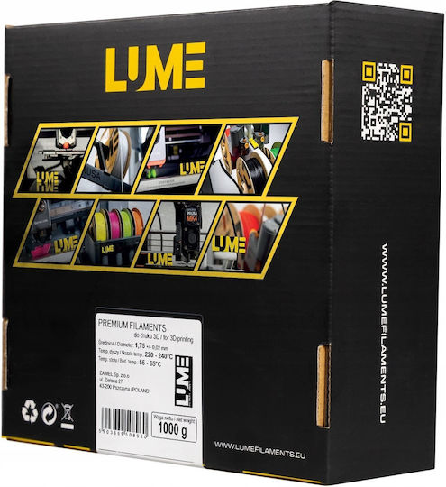 Zamel Lume PLA+ Филамент за 3D принтер 1.75 mm Розов 1 kg