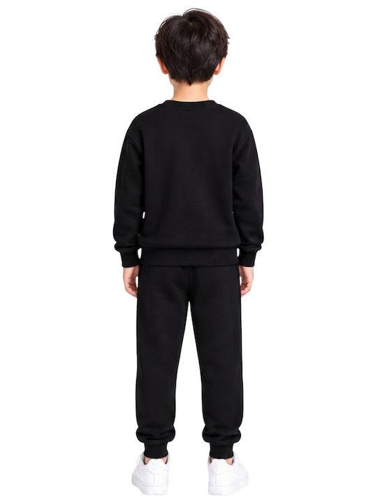 Action Sportswear Set de trening pentru copii Negru 2 bucăți