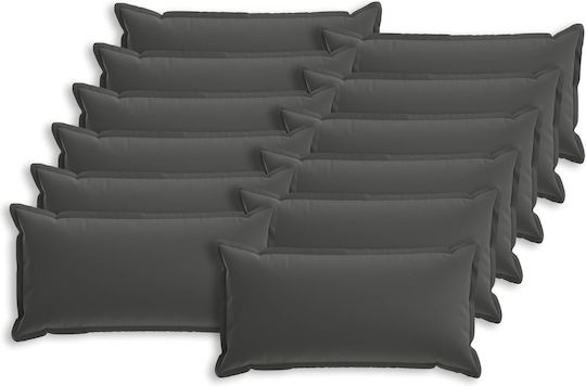 vidaXL Μαξιλάρι Καναπέ Houten Ανθρακί 40x80εκ.