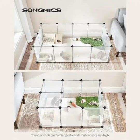 Songmics Cușcă pentru rozătoare 143x73x46 cm