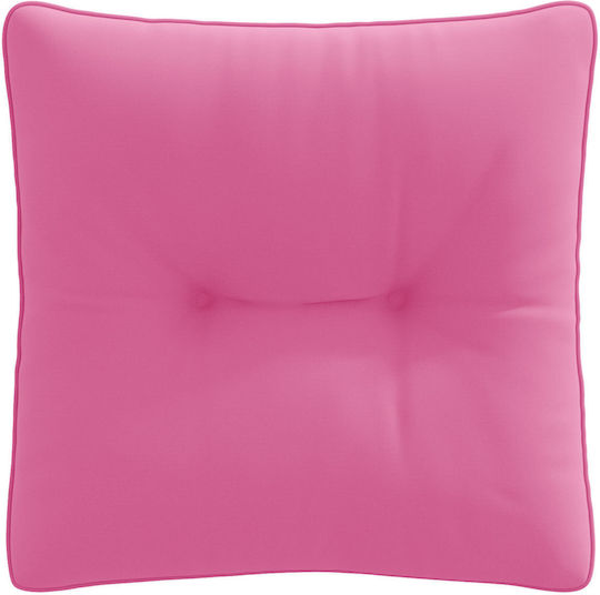 vidaXL Putten Garden Sofa Cushion with Backrest Pink 40x40 cm