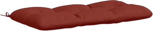 vidaXL Vianen Garden Bench Cushion Red 60x120 cm