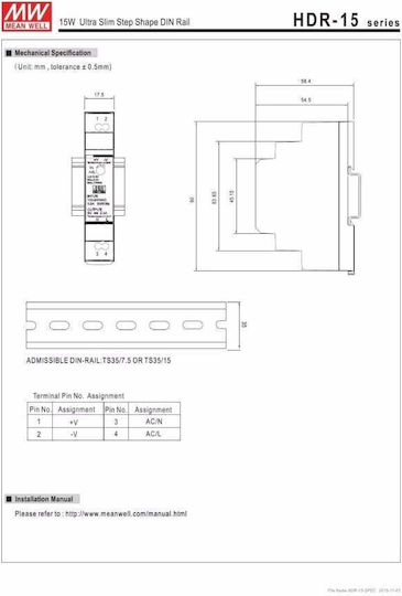 Sursă De Alimentare Pentru Tablou Cu Ieșire 12V și Putere 15W 1.25A