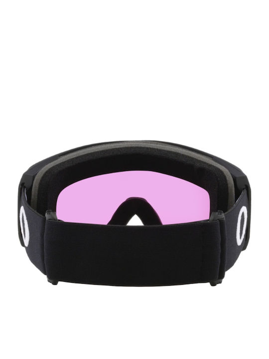 Oakley Snow Mască de Schi și Snowboard pentru Adulți Neagră cu Lentilă Neagră
