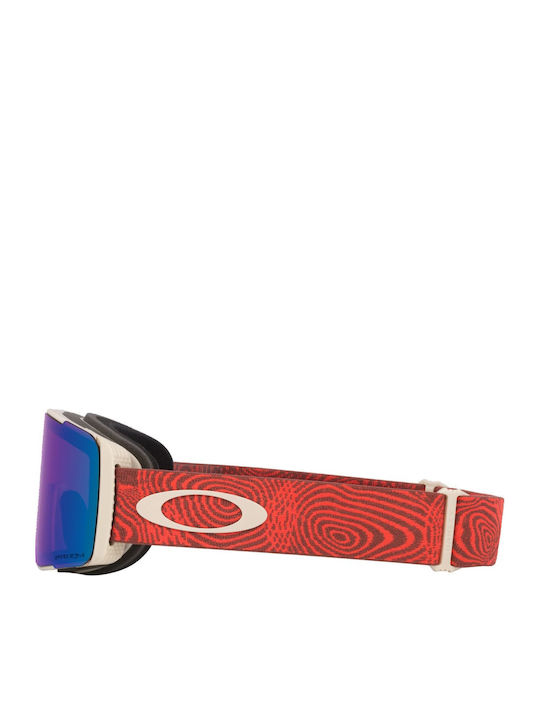 Oakley Snow Ochelari de Schi și Snowboard pentru Adulți Bej cu Lentilă Gri