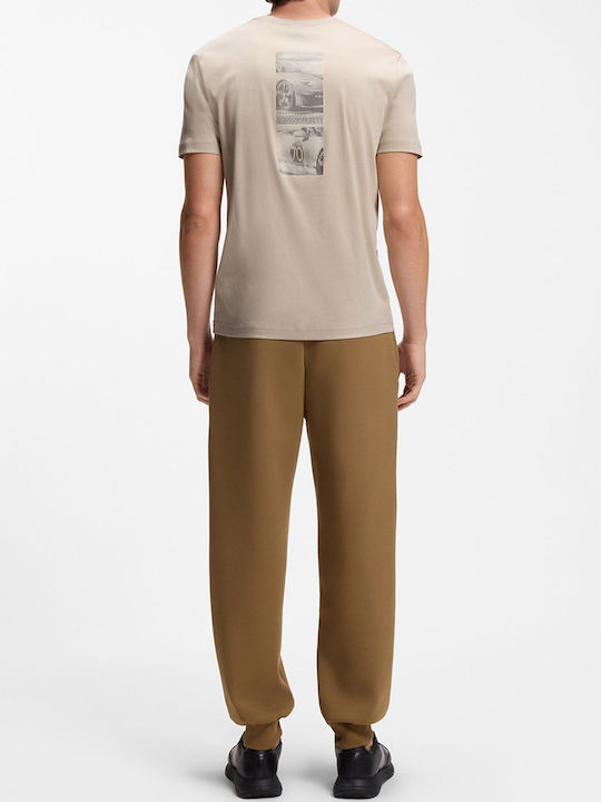 Boss Kurzarm T-Shirt Beige