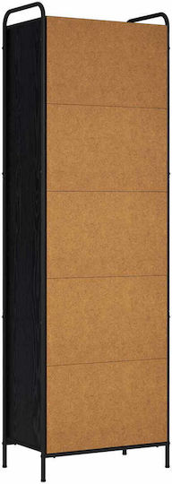 Βιβλιοθήκη Μαύρη Δρυς 55.5x33x174εκ.