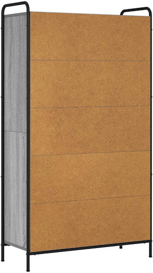 Βιβλιοθήκη Γκρι Sonoma 55.5x33x174εκ.