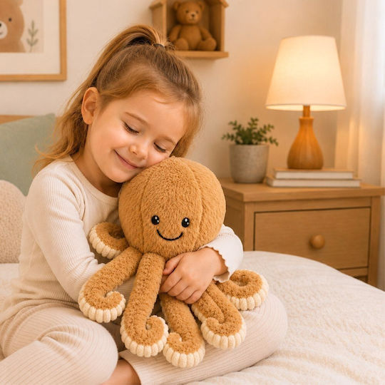 Lean Toys Плюшен октопод 30 см