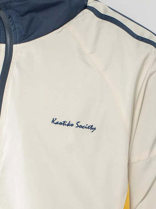 Retro Sportjacke Beige