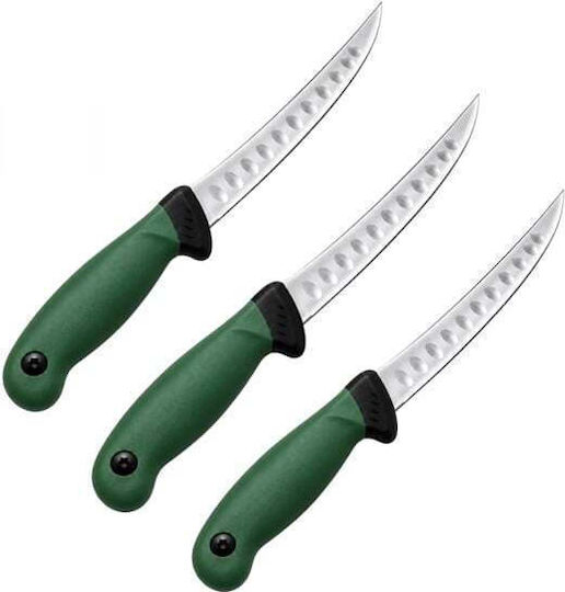 Cuțite de Filetat din Oțel Inoxidabil 29 cm 3 bucăți