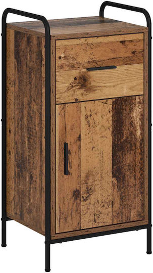 Wooden Sideboard with Drawers Brown 97x33x81 cm