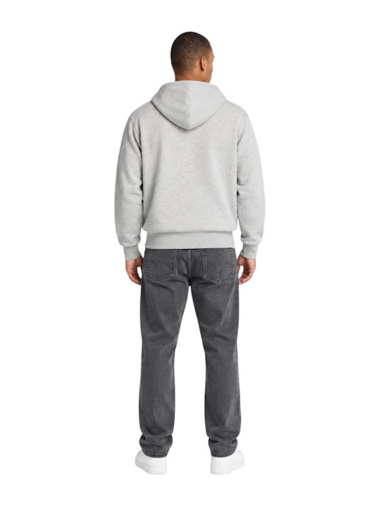 Graue Kapuzenjacke