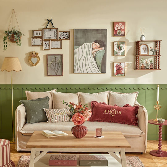 Atmosphera 6-Photo Plastic Multi-Frame with Gold Frame