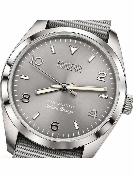Women's Watch 36mm Battery-Powered with Blue Fabric Strap