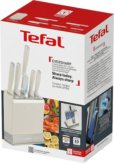 Tefal Μαχαίρια Γενικής Χρήσης από Ανοξείδωτο Ατσάλι 5τμχ Tefal Μαχαίρια Γενικής Χρήσης από Ανοξείδωτο Ατσάλι 5τμχ